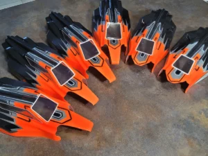 Carrosserie pour voiture radiocommandée buggy électrique et thermique échelle 1/8, 1/10, 1/5. Peinture sur voiture télécommandée de marque vallejo, hobbynox, proline, fastrax