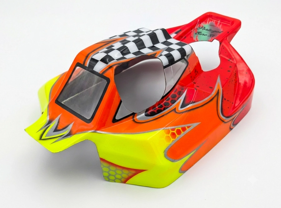 Peinture pour carrosserie jconcepts pour Xray XB8, Mugen MBX8r, Sworkz S35, Tekno EB48