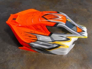 Peinture pour carrosserie buggy 1/8 - Design quatre couleurs - "Formule Prestige"