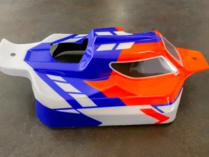 Entreprise spécialisée dans la prestation de peinture pour carrosserie de voiture radiocommandée, buggy, truggy, piste.