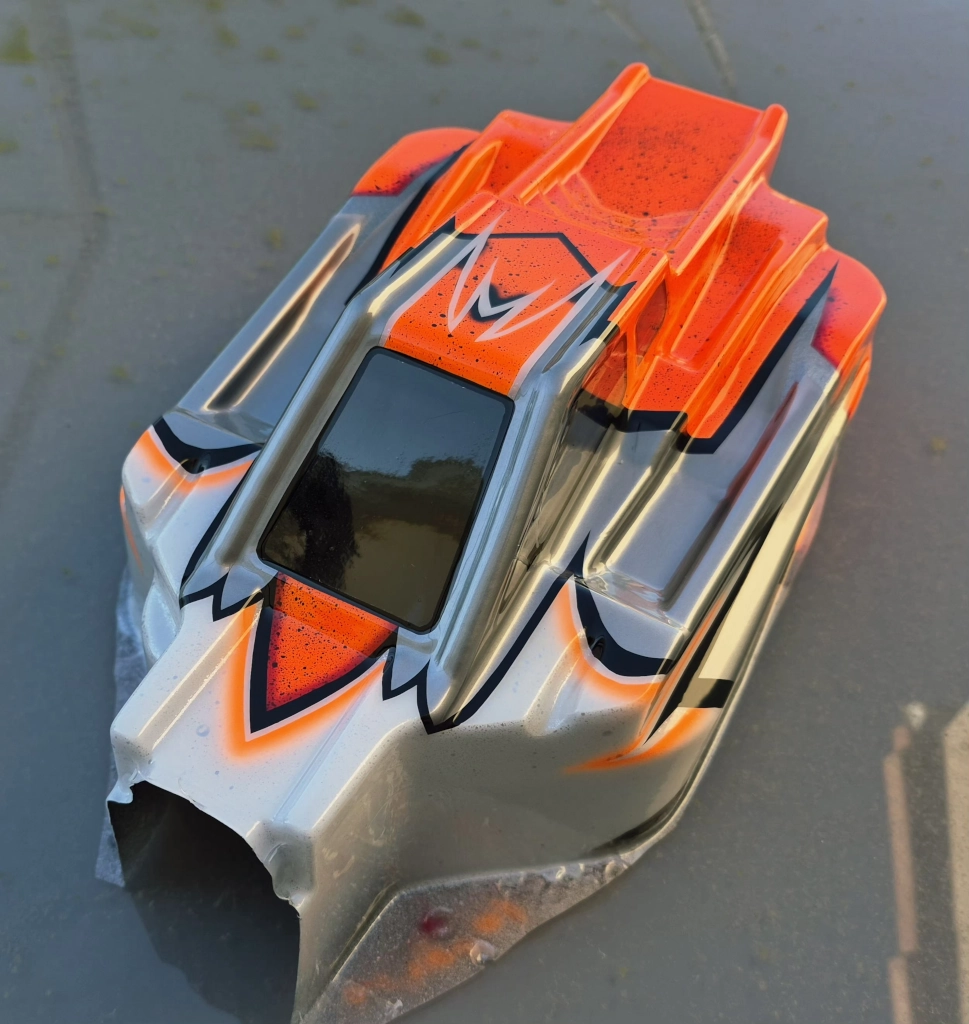 Peinture pour carrosserie buggy 1/8 Radikal - Design quatre couleurs - "Formule Prestige" – Image 4