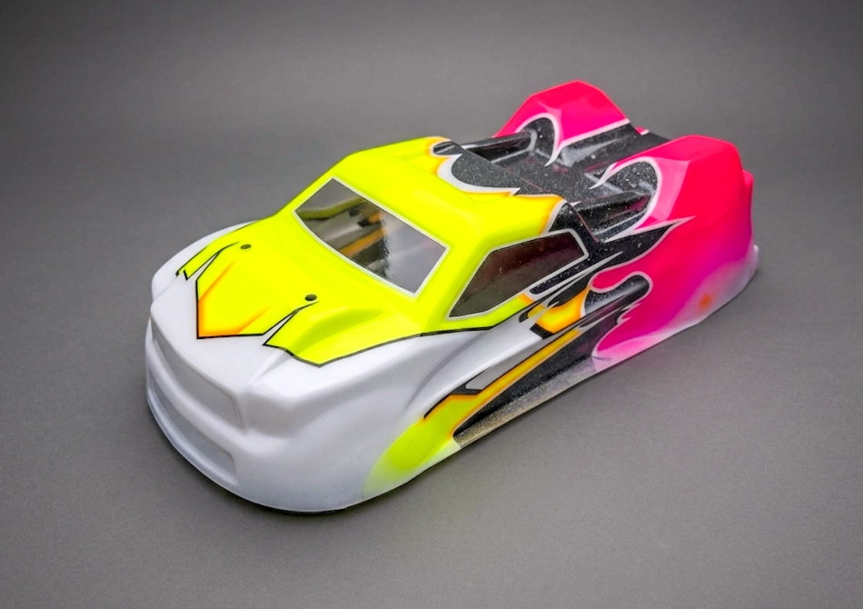 Peinture pour carrosserie de truggy 1/10 - Design cinq couleurs – Image 2