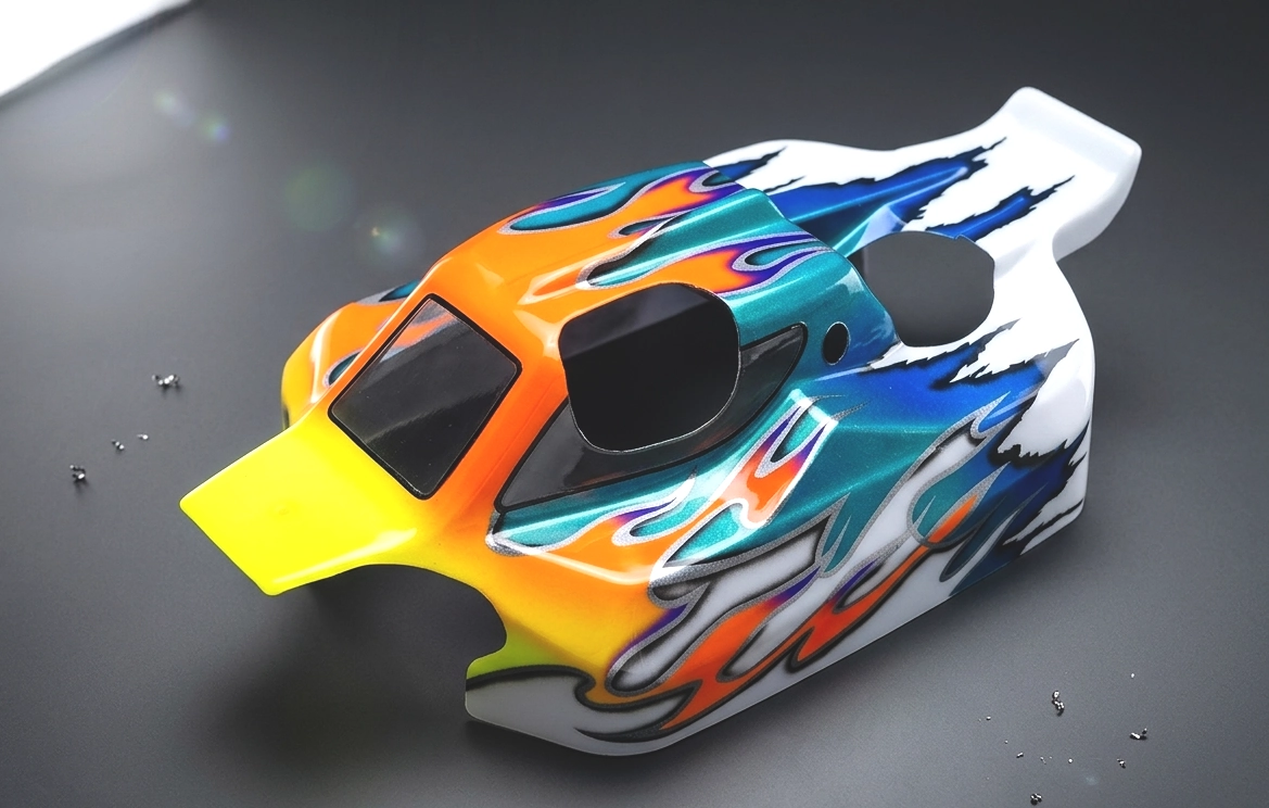 Peinture sept couleurs pour carrosserie buggy 1/8 - "Formule Prestige" – Image 4