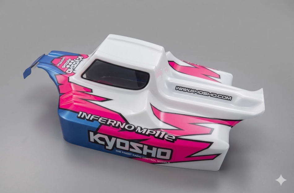 Carrosserie de buggy rc radiocommandée Kyosho mp10, mp11 inferno