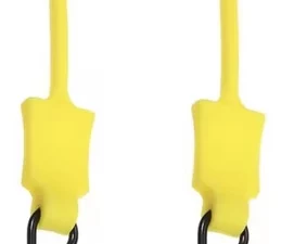 Maintien de clips de carrosserie jaune (x2)