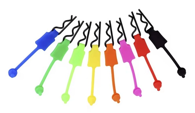 Variété de couleurs : Disponible en noir, orange, jaune, vert, rouge et bleu, ces clips permettent de personnaliser votre véhicule RC.