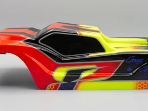 Peinture pour carrosserie de truggy 1/8 - Design quatre couleurs - "Formule Prestige"