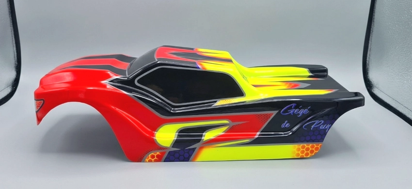 magnifique peinture pour voiture radiocommandée rc truggy échelle 1/8