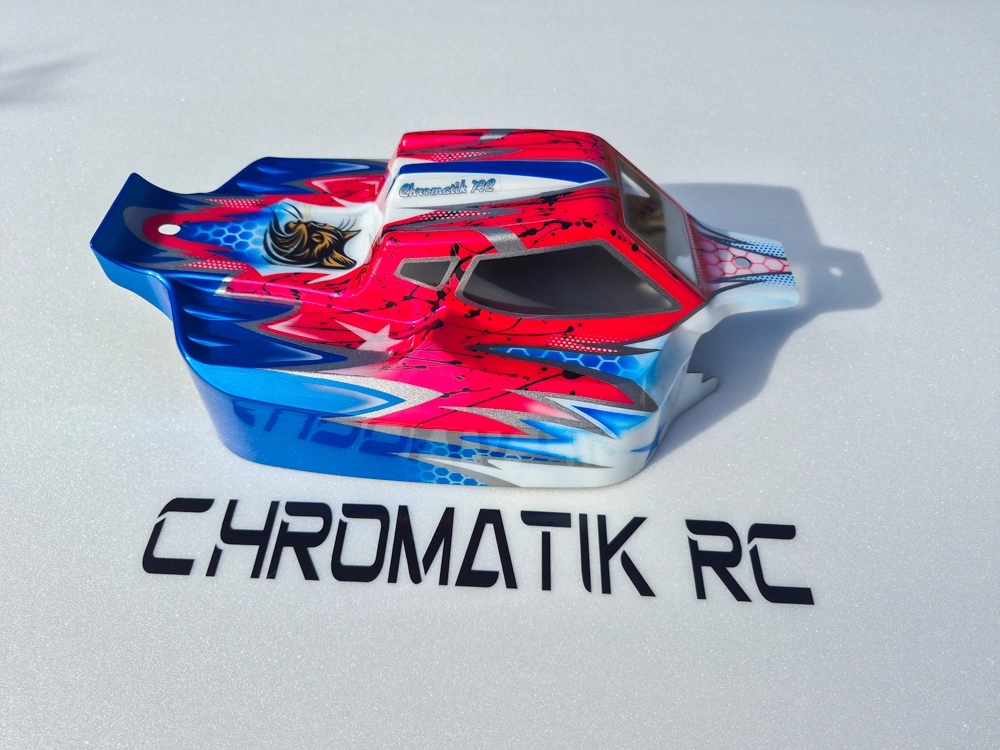 Nous réalisons des peintures pour des voitures rc radiocommandée comme VP Design ou Faziom Design, à l'aérographe