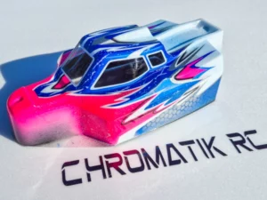 Peinture pour voiture buggy team associated rc8, gt3 bittydesign, mp11 kyosho, mbx8r mugen, xb8 xray, sworkz s35