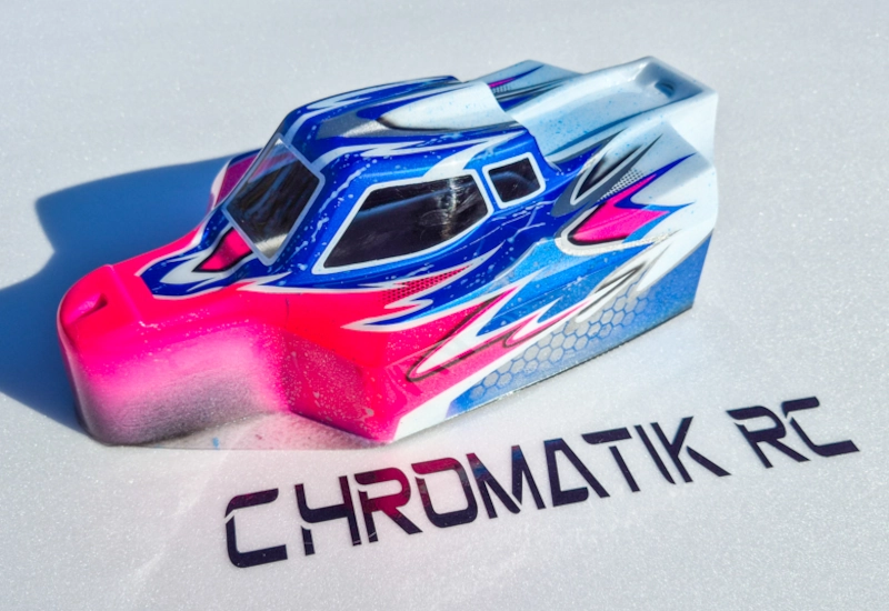Peinture pour voiture buggy team associated rc8, gt3 bittydesign, mp11 kyosho, mbx8r mugen, xb8 xray, sworkz s35