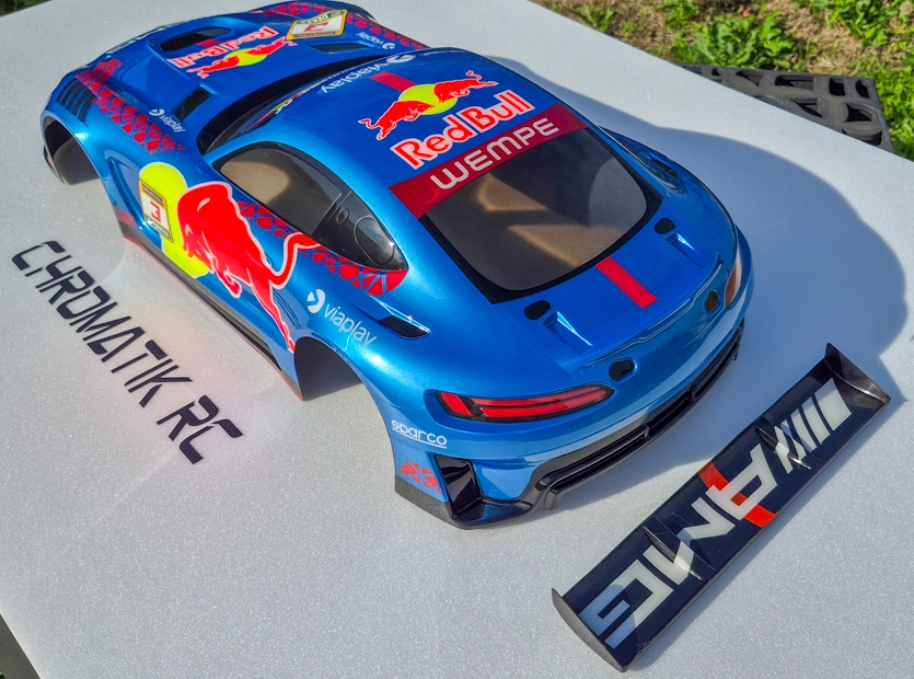 Prestation peinture cinq couleurs pour carrosserie piste 1/8 - "Formule Prestige" – Image 13