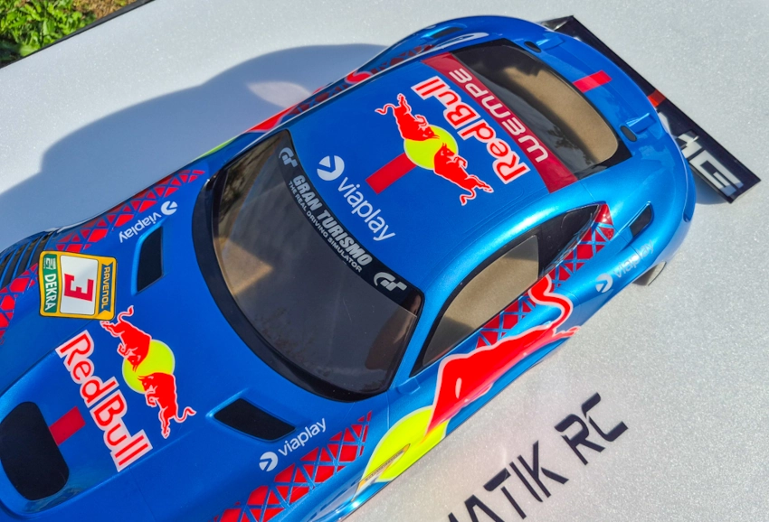 Prestation peinture cinq couleurs pour carrosserie piste 1/8 - "Formule Prestige" – Image 3